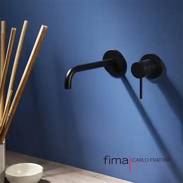 Fima Carlo Spillo Up Змішувач для умивальника, чорний матовий (F3051NLX9NS)