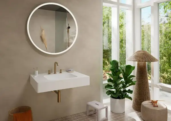 Hansgrohe Tecturis S Смеситель для раковины, матовая бронза (73330140)