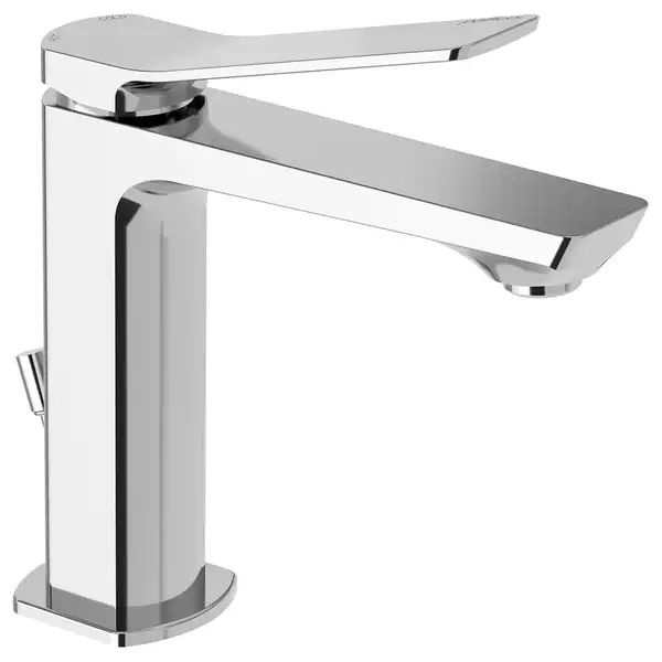 Смеситель для раковины Paffoni Tilt (цвет - хром), с донным клапаном (TI075CR)