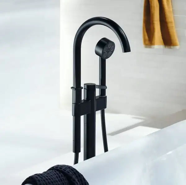 Змішувач для ванни пiдлоговий Axor One, Matt Black (48440670)