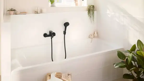 HANSGROHE Rebris S Змішувач для ванни, чорний матовий (72440670)