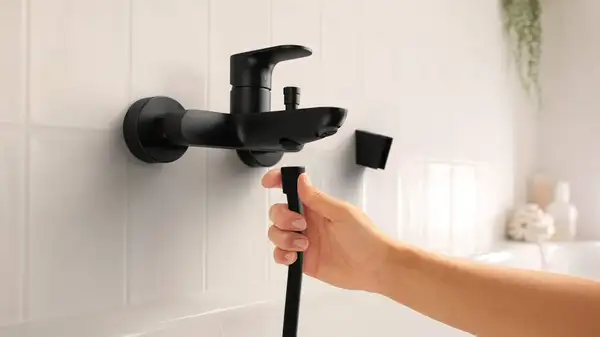 HANSGROHE Rebris S Змішувач для ванни, чорний матовий (72440670)