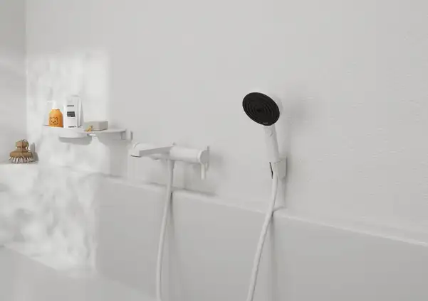 Hansgrohe Tecturis E Змішувач для ванни, білий матовий (73420700)