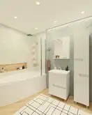 Mirater Верона Пенал 60х40, білий (000005734)
