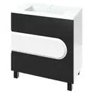 Mirater Домино NEW тумба 80, чёрный (000008192)