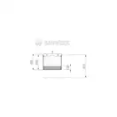 Sanwerk ALESSA AIR тумба з умив. біла MV0000899