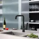 FRAP F4362 смеситель кухонный, чёрный (F4362)