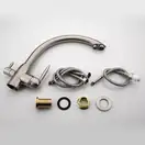FRAP F4399-5 смеситель кухонный, нержавеющая сталь (F4399-5)