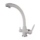FRAP F4399-8 смеситель кухонный, белый (F4399-8)