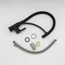 FRAP F4552-6 кухонный смеситель, черный (F4552-6)