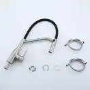 GAPPO G4098-15 кухонный смеситель, чёрный (G4098-15)