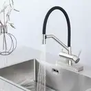 GAPPO G4098-5 кухонный смеситель, чёрный (G4098-5)