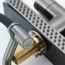 GAPPO G4098-9 смеситель кухонный, чёрный (G4098-9)