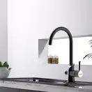 GAPPO G4303-6 смеситель кухонный, чёрный (G4303-6)
