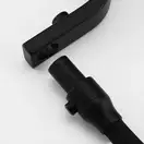 GAPPO G4317-6 кухонный смеситель 2 воды, чёрный