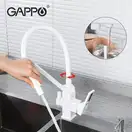 GAPPO G4317-8 смеситель кухонный, белый (G4317-8)