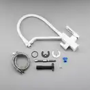 GAPPO G4317-8 смеситель кухонный, белый (G4317-8)