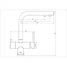 GAPPO G43752-7 кухонный смеситель, чёрный (G43752-7)