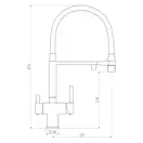 GAPPO G4395-56 кухонный, чёрный (G4395-56)