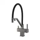 GAPPO G4395-69 смеситель кухонный, серый (G4395-69)