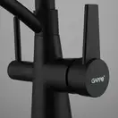 GAPPO G4398-16 кухонний змішувач, чорний (G4398-16)