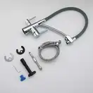 GAPPO G4398-17 смеситель кухонный, хром
