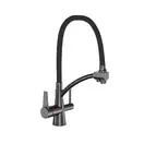 GAPPO G4398-19 смеситель кухонный, чёрный (G4398-19)