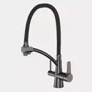 GAPPO G4398-19 смеситель кухонный, чёрный (G4398-19)
