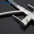 GAPPO G4398 смеситель кухонный, серый (G4398)
