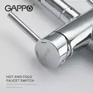 GAPPO G4398-30 Смеситель кухонный, хром (G4398-30)