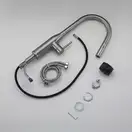 GAPPO G4398-45 смеситель кухонный, сатин (G4398-45)