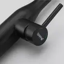 GAPPO G4398-46 смеситель кухонный, чёрный (G4398-46)