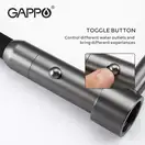 GAPPO G4398-51 кухонный смеситель, черный (G4398-51)
