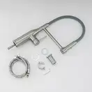 GAPPO G4398-55 смеситель кухни, серый (G4398-55)