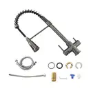 GAPPO G4398-69 смеситель кухонный, серый (G4398-69)