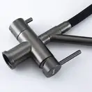 GAPPO G4398-89 смеситель кухонный, серый (G4398-89)