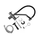 GAPPO G4398-89 смеситель кухонный, серый (G4398-89)