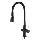 GAPPO G4399-66 кухонный смеситель, чёрный (G4399-66)