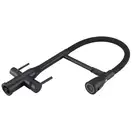 GAPPO G4399-76 смеситель кухонный, чёрный (G4399-76)