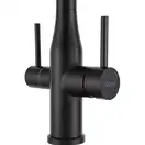 GAPPO G4399-76 смеситель кухонный, чёрный (G4399-76)