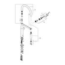 Grohe Essence кухонный смеситель, графитовый (30294A00) (30294a00)
