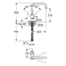 Grohe Vento смеситель для кухни, хром (30429000)