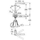 Grohe Vento кухонний змішувач, сталь (30437DC0) (30437dc0)