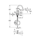 Grohe Start Flow кухонный смеситель, хром (30569000)