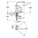 Grohe Sail Cube змішувач кухонний, хром (31393000)
