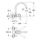 Grohe Concetto змішувач кухонний, хром (32667001)