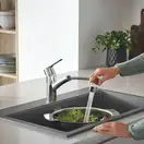 Grohe QuickFix Start смеситель кухонный, хром (CV030586)