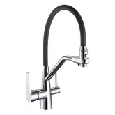 FRAP F4374 смеситель кухонный, хром (F4374)