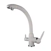FRAP F4399-8 смеситель кухонный, белый (F4399-8)