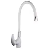 FRAP F4453-03 смеситель кухонный, белый (F4453-03)